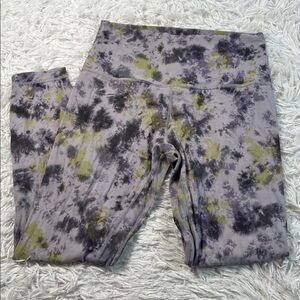 Lululemon Align High-Rise Pant 25" Radial Tie Dye Mauve Grey Multi